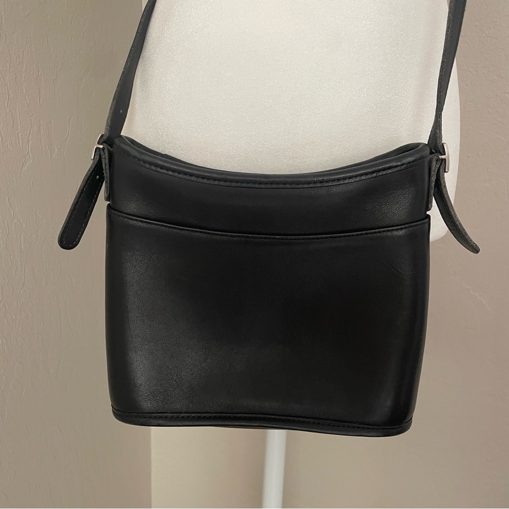 Vintage Coach Crossbody Thin Strap Saddle Purse Bag